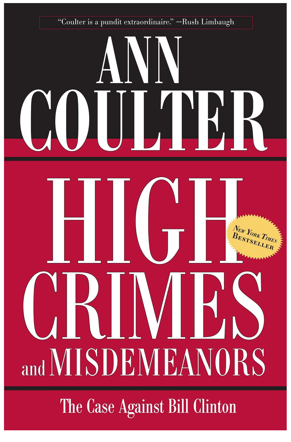 High Crimes and Misdemeanors...